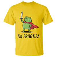 Funny Huzzah Frog T Shirt Im Frogtifa Knight Resist Protest - Wonder Print Shop