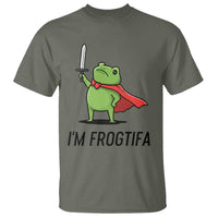 Funny Huzzah Frog T Shirt Im Frogtifa Knight Resist Protest - Wonder Print Shop