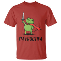 Funny Huzzah Frog T Shirt Im Frogtifa Knight Resist Protest - Wonder Print Shop