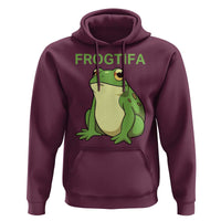 Funny Frogtifa Hoodie Resist Frog Protest Against Fascism - Wonder Print Shop