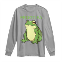 Funny Frogtifa Long Sleeve Shirt Resist Frog Protest Against Fascism - Wonder Print Shop