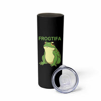 Funny Frogtifa Skinny Tumbler Resist Frog Protest Against Fascism - Wonder Print Shop