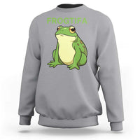 Funny Frogtifa Sweatshirt Resist Frog Protest Against Fascism - Wonder Print Shop