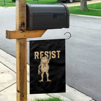 Frog Resist Garden Flag Raised Fist Protest Fighter Retro Graphic - Wonder Print Shop