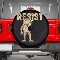 Frog Resist Spare Tire Cover Raised Fist Protest Fighter Retro Graphic - Wonder Print Shop