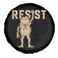 Frog Resist Spare Tire Cover Raised Fist Protest Fighter Retro Graphic - Wonder Print Shop