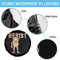 Frog Resist Spare Tire Cover Raised Fist Protest Fighter Retro Graphic - Wonder Print Shop