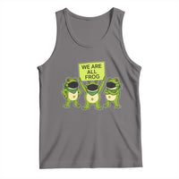 We Are All Frog Tank Top Frogs Protest Together Strong - Wonder Print Shop