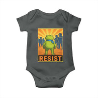 Resist Frog Graphic Baby Onesie Protest Stand Against Fascism - Wonder Print Shop