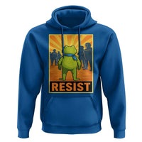 Resist Frog Graphic Hoodie Protest Stand Against Fascism - Wonder Print Shop