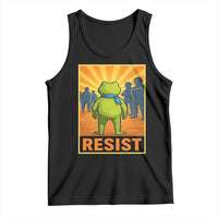 Resist Frog Graphic Tank Top Protest Stand Against Fascism - Wonder Print Shop