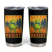 Resist Frog Graphic Tumbler Cup Protest Stand Against Fascism - Wonder Print Shop