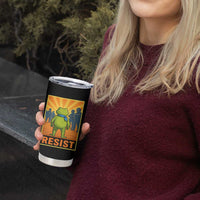 Resist Frog Graphic Tumbler Cup Protest Stand Against Fascism - Wonder Print Shop