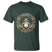 Zen Frog Resist T Shirt Sacred Resistance Protest Ornate Style Graphic - Wonder Print Shop