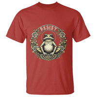 Zen Frog Resist T Shirt Sacred Resistance Protest Ornate Style Graphic - Wonder Print Shop
