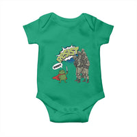 Funny Frog Protest Comic Graphic Baby Onesie Ribbit Resist Stand Against - Wonder Print Shop