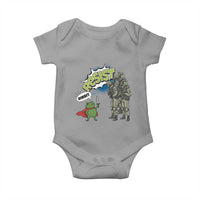 Funny Frog Protest Comic Graphic Baby Onesie Ribbit Resist Stand Against - Wonder Print Shop