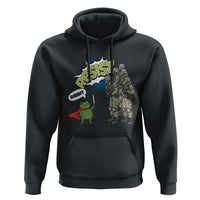 Funny Frog Protest Comic Graphic Hoodie Ribbit Resist Stand Against - Wonder Print Shop