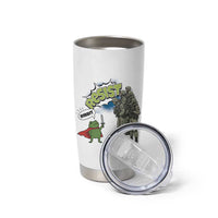 Funny Frog Protest Comic Graphic Tumbler Cup Ribbit Resist Stand Against - Wonder Print Shop