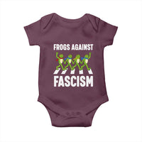 Walking Frog Against Fascism Baby Onesie Frogs Band Resistance Protest - Wonder Print Shop