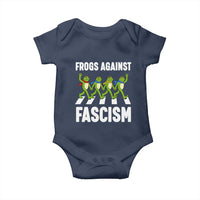 Walking Frog Against Fascism Baby Onesie Frogs Band Resistance Protest - Wonder Print Shop