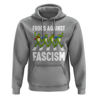 Walking Frog Against Fascism Hoodie Frogs Band Resistance Protest - Wonder Print Shop