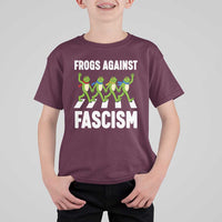 Walking Frog Against Fascism T Shirt For Kid Frogs Band Resistance Protest - Wonder Print Shop