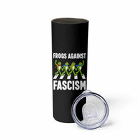 Walking Frog Against Fascism Skinny Tumbler Frogs Band Resistance Protest - Wonder Print Shop