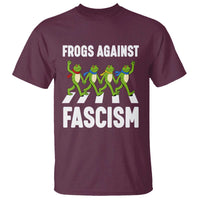 Walking Frog Against Fascism T Shirt Frogs Band Resistance Protest - Wonder Print Shop