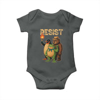 Resist Social Club 2025 Baby Onesie Bear Penguin Frog Protest Unity for Social Justice - Wonder Print Shop