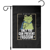 Only You Can Prevent Fascism Patriotic Frog Garden Flag Resist Protest Poster - Wonder Print Shop