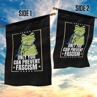 Only You Can Prevent Fascism Patriotic Frog Garden Flag Resist Protest Poster - Wonder Print Shop