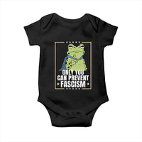Only You Can Prevent Fascism Patriotic Frog Baby Onesie Resist Protest Poster - Wonder Print Shop