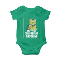 Only You Can Prevent Fascism Patriotic Frog Baby Onesie Resist Protest Poster - Wonder Print Shop