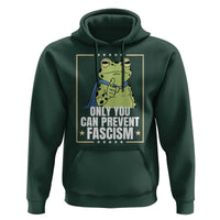 Only You Can Prevent Fascism Patriotic Frog Hoodie Resist Protest Poster - Wonder Print Shop