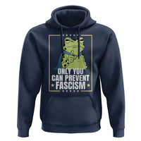 Only You Can Prevent Fascism Patriotic Frog Hoodie Resist Protest Poster - Wonder Print Shop