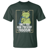 Only You Can Prevent Fascism Patriotic Frog T Shirt Resist Protest Poster - Wonder Print Shop