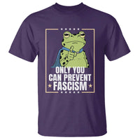 Only You Can Prevent Fascism Patriotic Frog T Shirt Resist Protest Poster - Wonder Print Shop