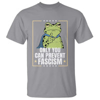 Only You Can Prevent Fascism Patriotic Frog T Shirt Resist Protest Poster - Wonder Print Shop