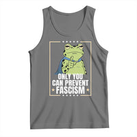 Only You Can Prevent Fascism Patriotic Frog Tank Top Resist Protest Poster - Wonder Print Shop