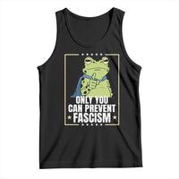 Only You Can Prevent Fascism Patriotic Frog Tank Top Resist Protest Poster - Wonder Print Shop