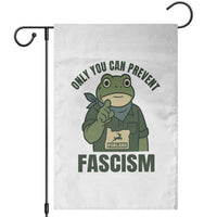 Only You Can Prevent Fascism Portland Frog Garden Flag Resist Protest Forest Ranger - Wonder Print Shop