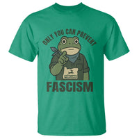 Only You Can Prevent Fascism Portland Frog T Shirt Resist Protest Forest Ranger - Wonder Print Shop