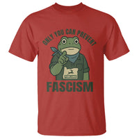 Only You Can Prevent Fascism Portland Frog T Shirt Resist Protest Forest Ranger - Wonder Print Shop
