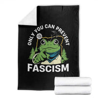 Only You Can Prevent Fascism Portland Frog Throw Blanket Resist Protest Scenic Edition - Wonder Print Shop