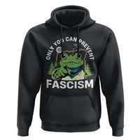Only You Can Prevent Fascism Portland Frog Hoodie Resist Protest Scenic Edition - Wonder Print Shop