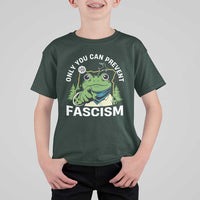 Only You Can Prevent Fascism Portland Frog T Shirt For Kid Resist Protest Scenic Edition - Wonder Print Shop