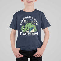 Only You Can Prevent Fascism Portland Frog T Shirt For Kid Resist Protest Scenic Edition - Wonder Print Shop