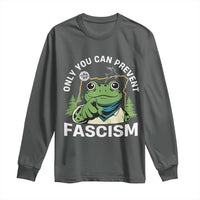 Only You Can Prevent Fascism Portland Frog Long Sleeve Shirt Resist Protest Scenic Edition - Wonder Print Shop