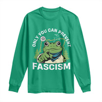 Only You Can Prevent Fascism Portland Frog Long Sleeve Shirt Resist Protest Scenic Edition - Wonder Print Shop